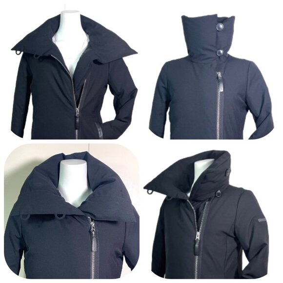 Oversized Derek Lam $650 Down Black Puffer Parka S/P - Picture 4 of 13